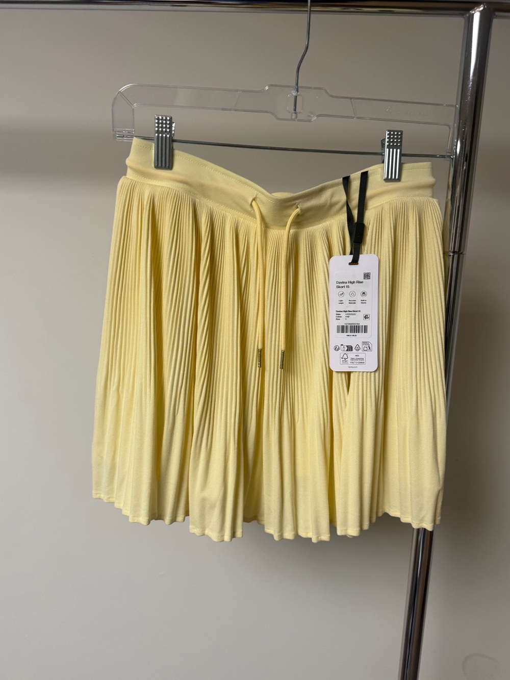 Varley davina high rise skort 15” anise flower